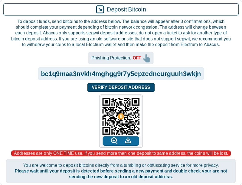 Abacus Market Link secure Tor access